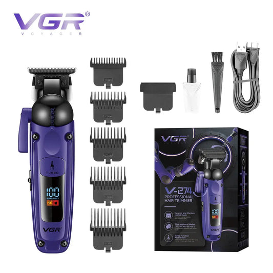 VGR Professional Hair Clipper – Cordless Rechargeable Trimmer for Men - HAB - Hair And Beauty