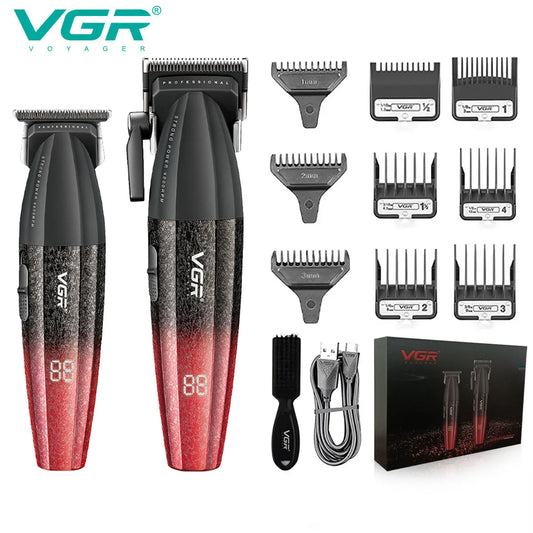 VGR Hair Trimmer Professional HairCut Machine Electric Body Trimmers 9000 RPM Hair Clipper Adjustable Hair Trimmer for Men V-640 - HAB - Hair And Beauty