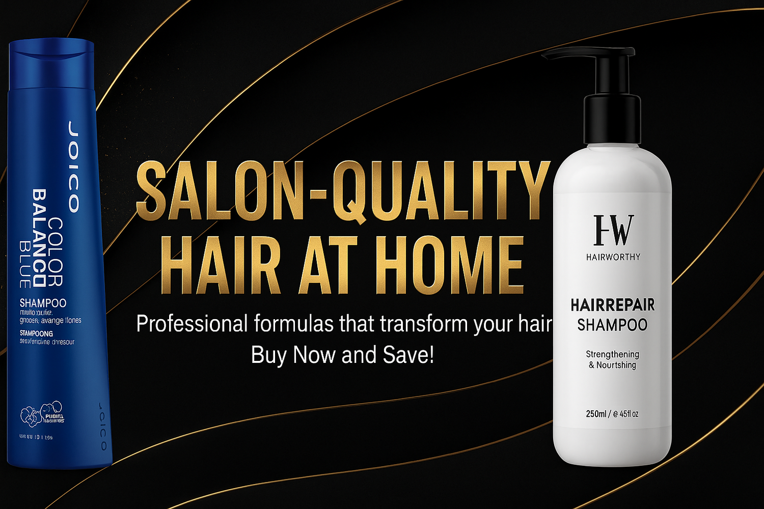 Salon-Quality Hair at Home - Banner Format