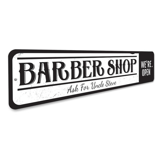 Vintage Barber Shop Sign - HAB