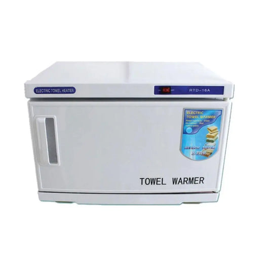 16L White UV Electric Towel Warmer Steriliser Cabinet Beauty Spa Heat - HAB