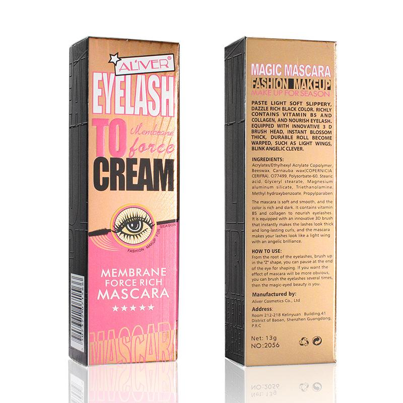 Thick Mascara Curling Make Up Waterproof (Black) - HAB