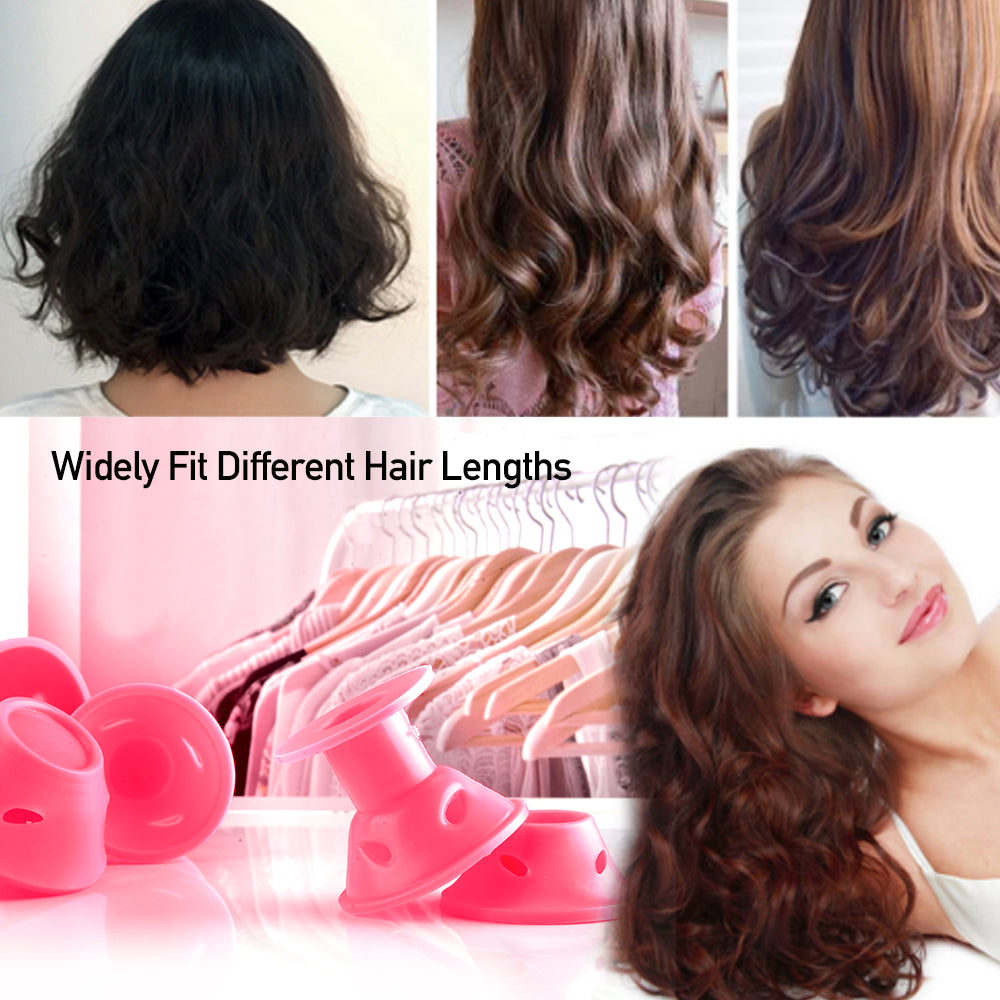 10Pcs/Set Hair Care Rollers Soft Silicone Magic - HAB