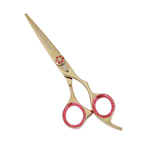 Professional Razor Edge Shears Barber Hair Cutting Scissors Japanese Stainless Steel 6.5" Standard Size Hairdressing Salon Scissors with Adjustable Tension Screw - HAB