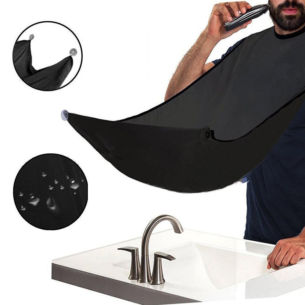 Male Beard Shaving Apron Care Clean Hair Adult Bibs Men Gift - HAB
