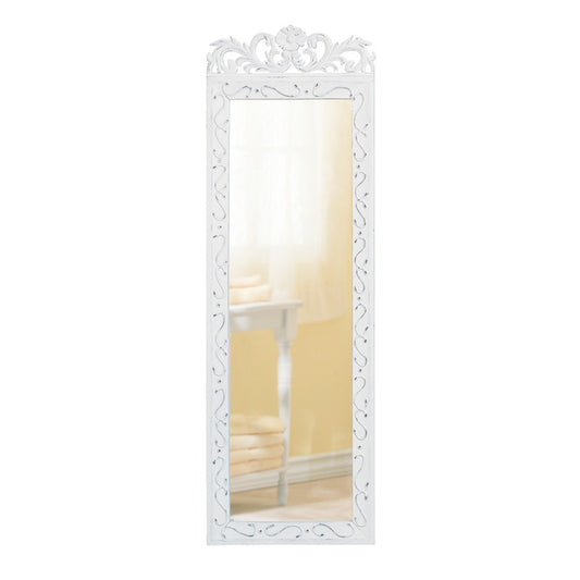 Elegant White Wall Mirror - HAB