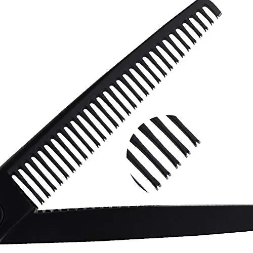 Elegital Hair Thinning Scissors, 6.7 Inch Professional Hair Cutting Scissors Texturizing Teeth Shears Salon Razor Edge Scissors, Stainless Steel Barber Haircut Scissors for Men Women Kids - HAB