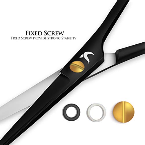 Candure Barber Hair Cutting Scissors/Shears (6 Inch) for Professionals - HAB