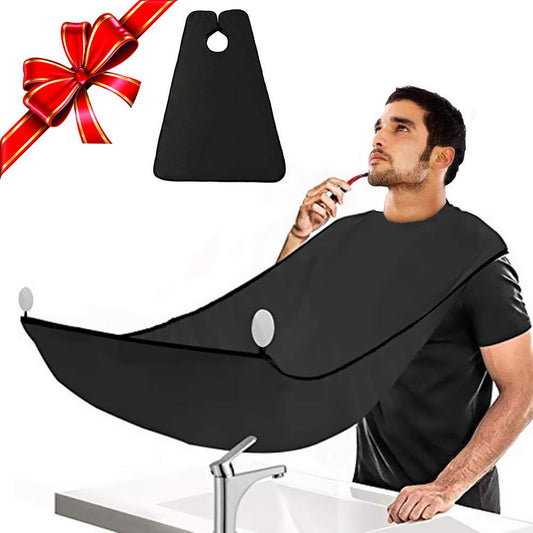 Male Beard Shaving Apron Care Clean Hair Adult Bibs Men Gift - HAB