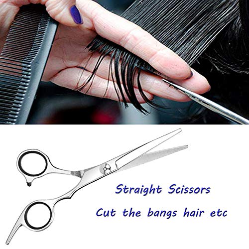 ESSOY Professional Hair Cutting Scissors/Shears (6.5-Inches), 4CR Stainless Steel Haircut Scissor with Fine Adjustment Screw for Home Salon,Barber Hairdressing Scissor for Women Men Kids - HAB