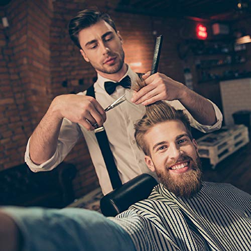 ESSOY Professional Hair Cutting Scissors/Shears (6.5-Inches), 4CR Stainless Steel Haircut Scissor with Fine Adjustment Screw for Home Salon,Barber Hairdressing Scissor for Women Men Kids - HAB