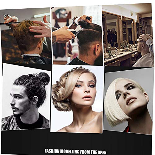 Professional Hair Cutting Shears Set,6 Inch Barber hair Cutting Scissors Thinning Shears Sharp Blades Hairdresser Haircut For Women/Men/kids 420c Stainless Steel Rainbow Color (B) - HAB