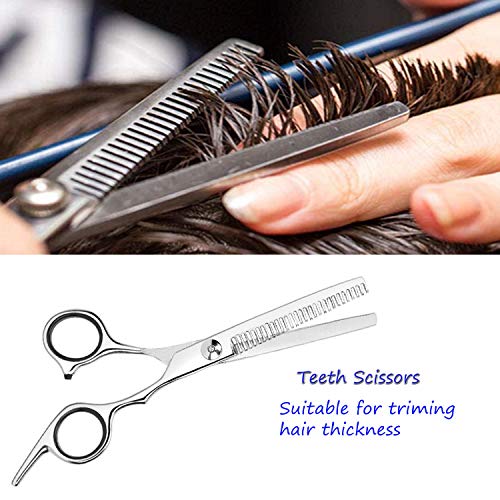 ESSOY Professional Hair Cutting Scissors/Shears (6.5-Inches), 4CR Stainless Steel Haircut Scissor with Fine Adjustment Screw for Home Salon,Barber Hairdressing Scissor for Women Men Kids - HAB