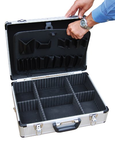 Vestil CASE-1814 Rugged Textured Carrying Case with Rounded Corners. 18" Length, 14" Width, 6" Height - HAB