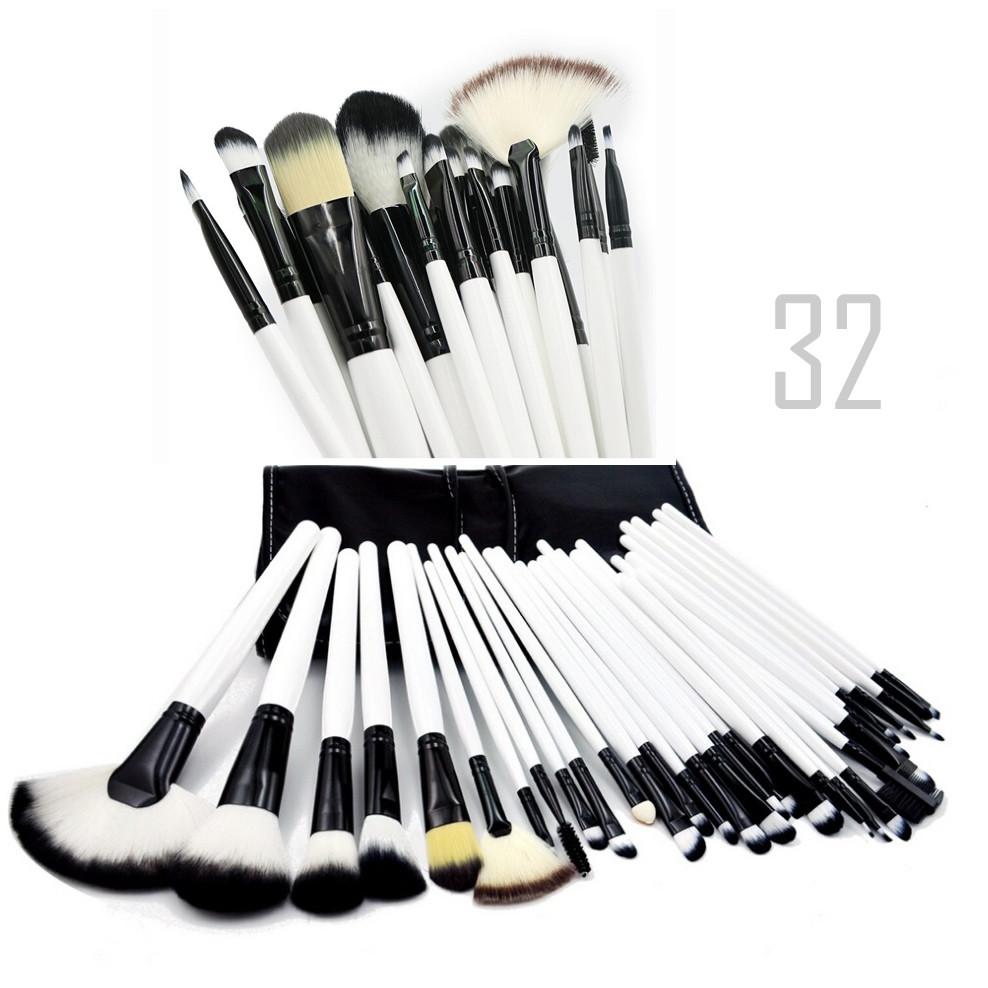 Sculptor 32 Piece High Quality Wooden Makeup Brush Set - HAB