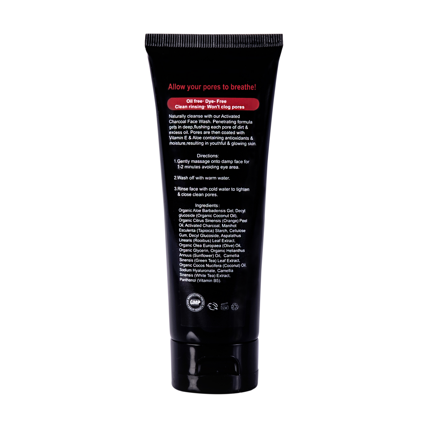 Activated Charcoal Face Wash - HAB