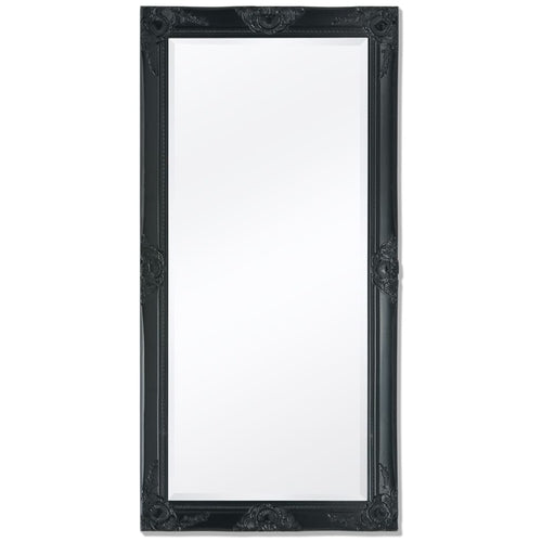 Wall Mirror Baroque Style 47.2"x23.6" White - HAB