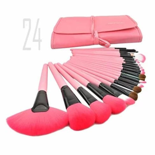 24 Piece High Quality Makeup Brush Set - HAB