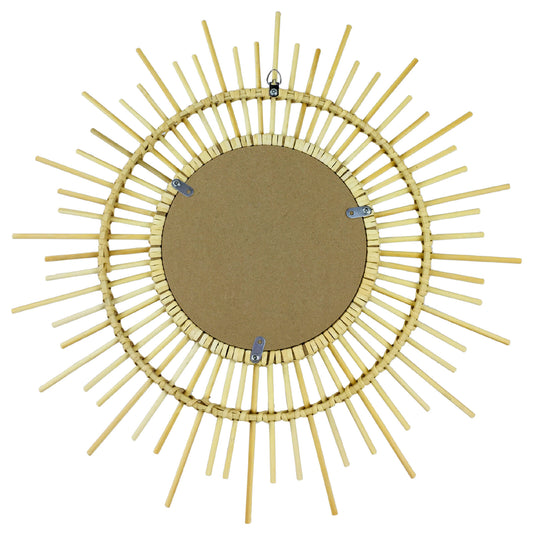 Rattan Mirrors Pointed 51cm - HAB