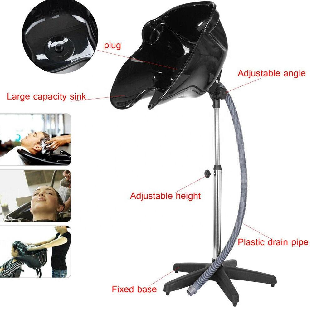 Large Portable Hairdressing Salon Basin Deep Hair Washing Sink Shampoo - HAB