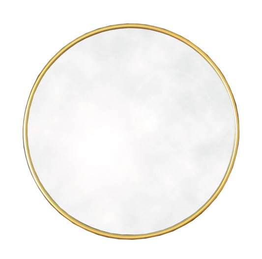 Round Gold Mirror - HAB