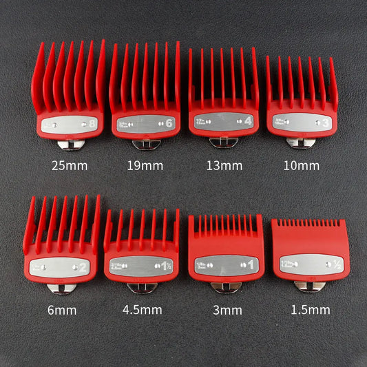 8pcs/10pcs universal hair clipper limit comb guide attachment set - HAB - Hair And Beauty