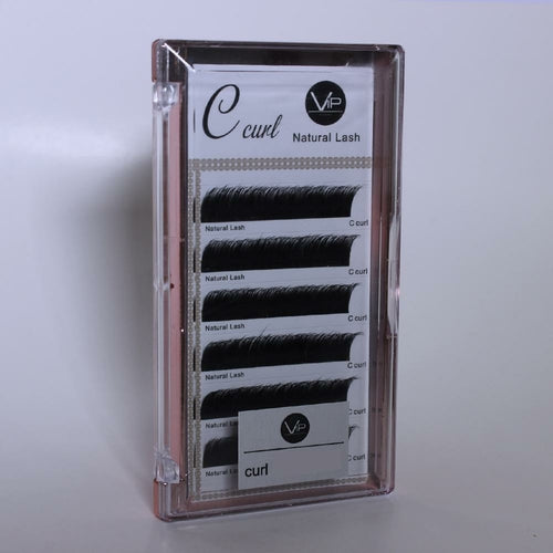 VIP Eyelashes - Natural Lash C Curl - 6 Lines - HAB