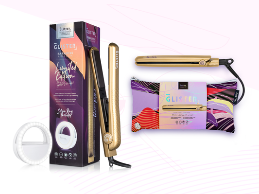 Limited Edition After Dark Flat Iron Golden Duo - HAB