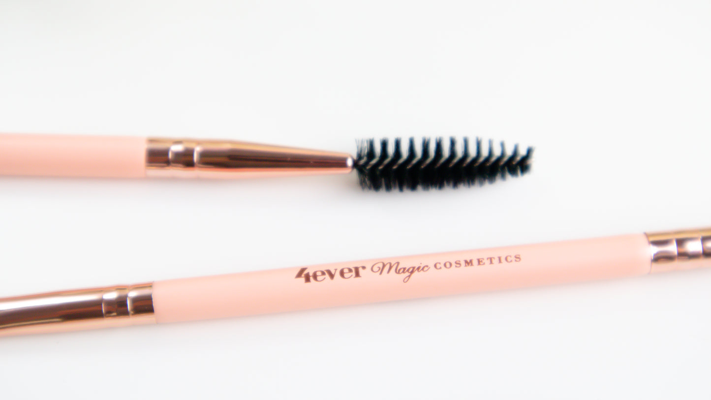 Majestic Angled and Spoolie Eyebrow Brush - HAB