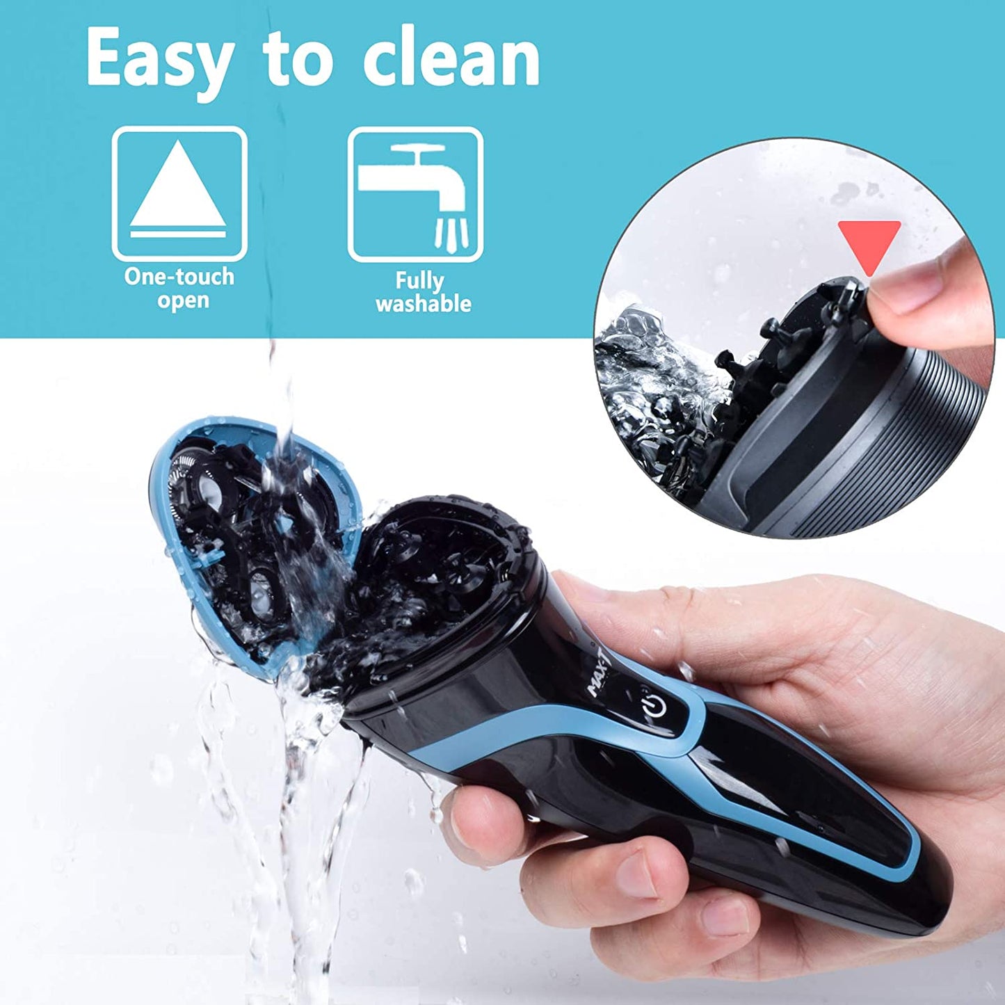 MAX-T IPX7 Electric Shaver - HAB
