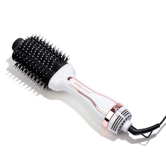 AF Swept Away 2inOne Volumizing Dryer Blowout Brush - Angelica White - HAB