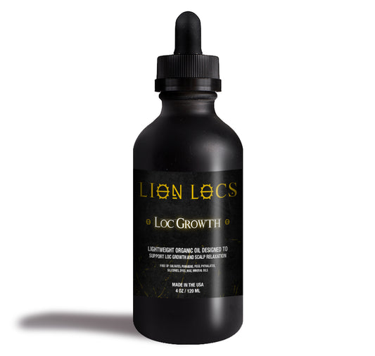 Lion Locs Growth Oil & Scalp Relaxer | Light Styling Moisturizer - HAB