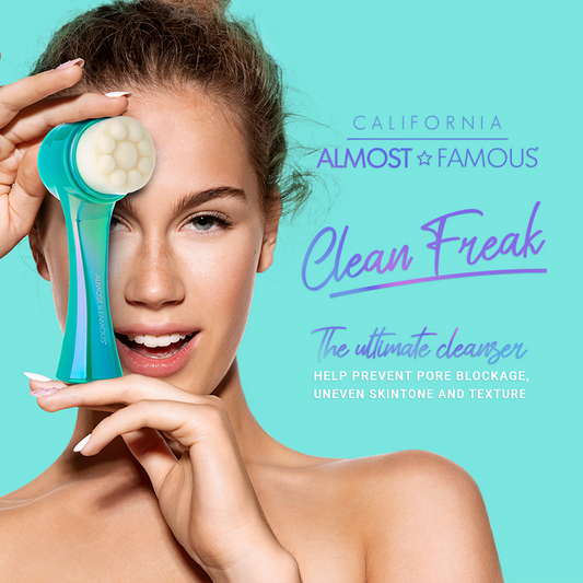 Almost Famous "Clean Freak" 2in1 Exfoliator Brush - HAB