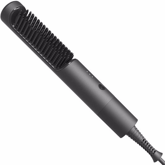 Hair Straightener Brush Ionic Ceramic Iron Straightening Hot Comb - HAB