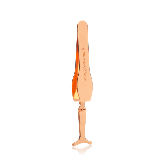 Almost Famous Magnetic Eyelash Applicator Tweezers - Rose Gold - HAB