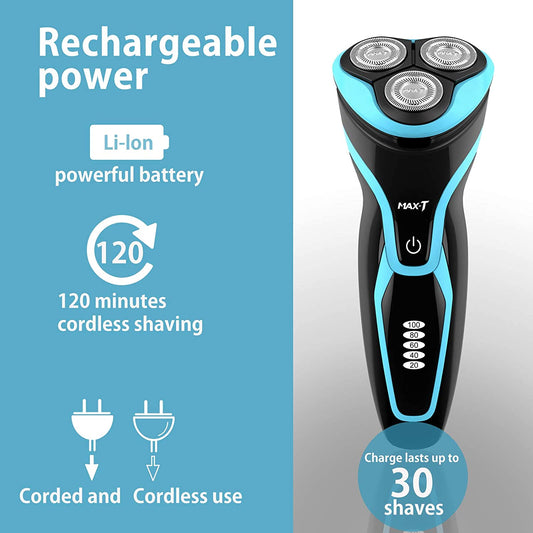 MAX-T IPX7 Electric Shaver - HAB