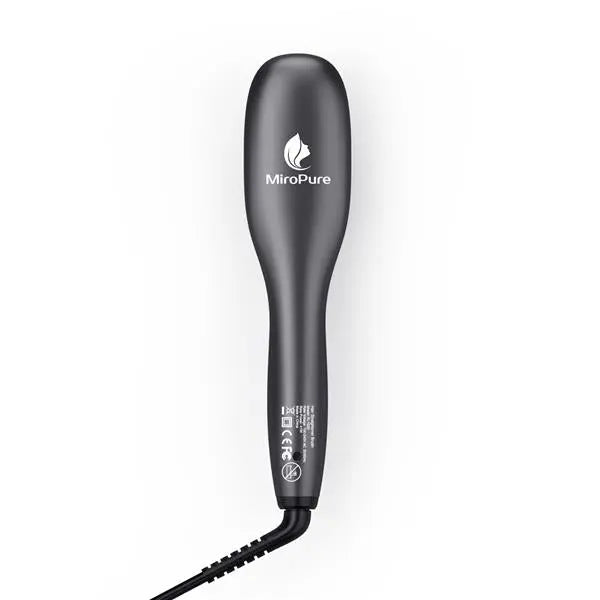 Hair Straightener Brush with Ionic Generator30s Fast Even Heating - HAB