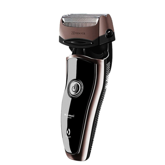 Top Sale Kemei km-8009 Men's Electric Foil Shaver with 2 Spare Shaving Heads Rechargeable and Cordless Razor - HAB