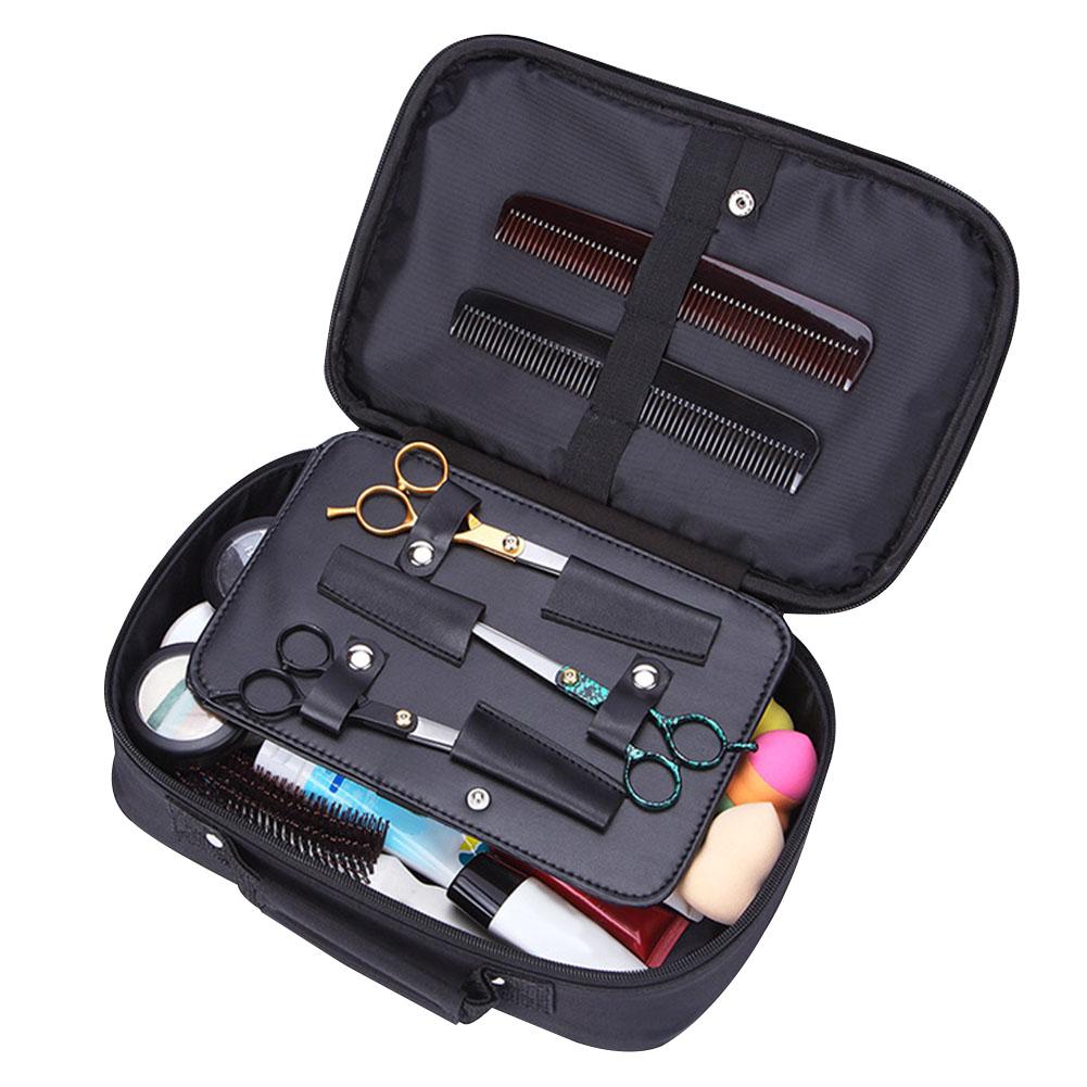 New Barber Tools Bag Portable Leatherette Salon Hairdressing Hair Styling Tools Clipper Comb Scissors Case Storage Bag - HAB
