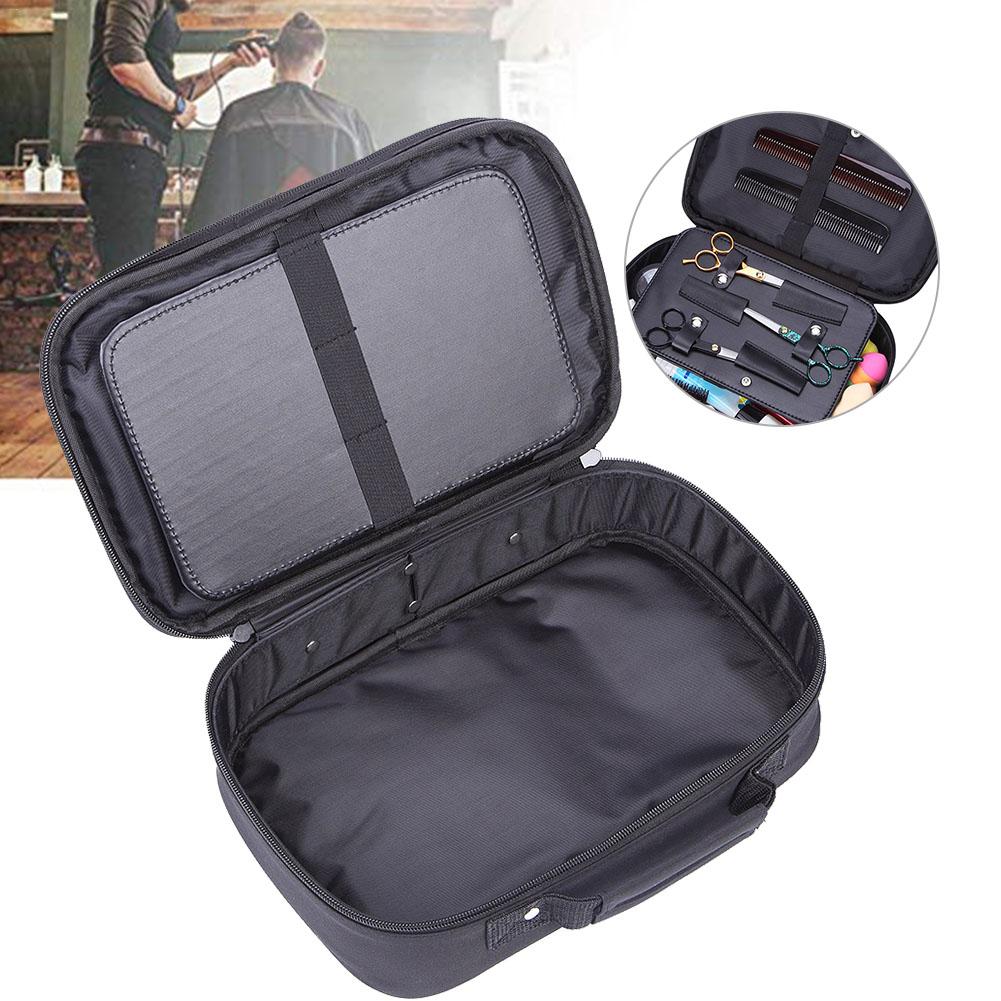 New Barber Tools Bag Portable Leatherette Salon Hairdressing Hair Styling Tools Clipper Comb Scissors Case Storage Bag - HAB