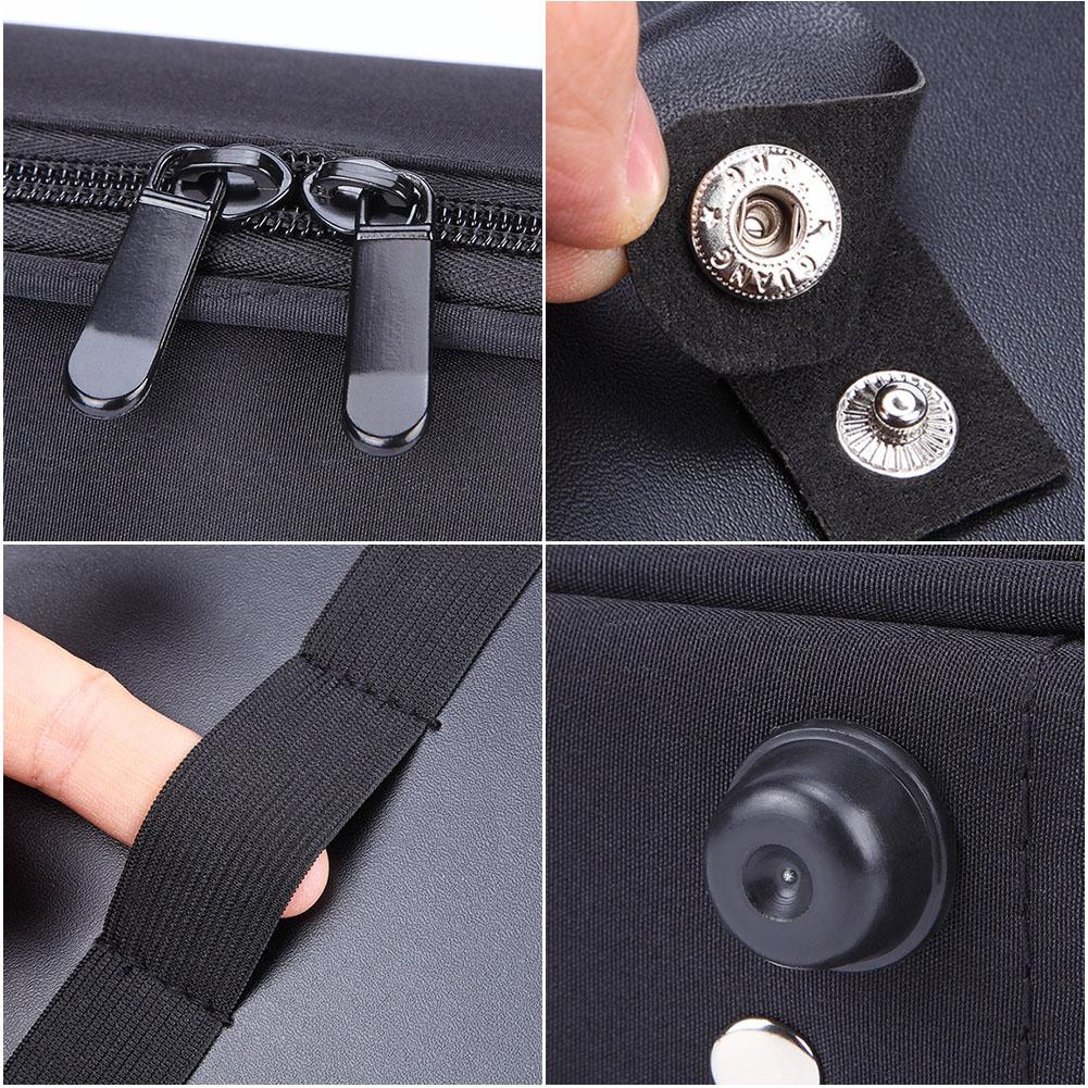 New Barber Tools Bag Portable Leatherette Salon Hairdressing Hair Styling Tools Clipper Comb Scissors Case Storage Bag - HAB