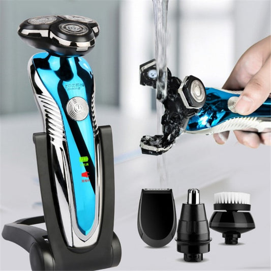 New Electric Shaver Washable Rechargeable Electric Razor Shaving Machine for Men Beard Trimmer Wet-Dry Dual Use - HAB