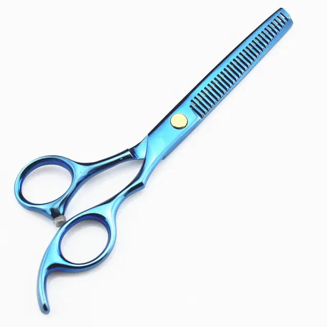professional Japan 440c 6 inch hair scissors haircut scissor set hairdressing Cutting shears cut thinning barber makas scissors - HAB