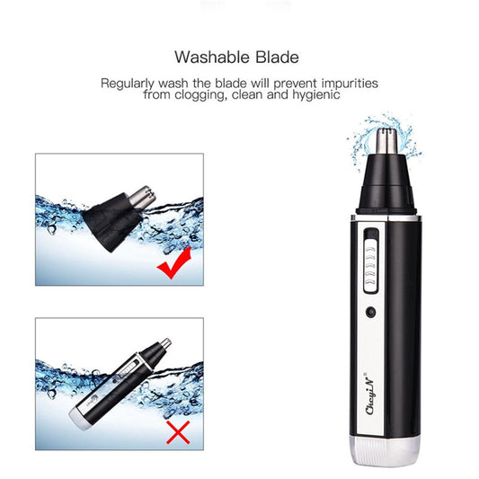 4 in 1 Professional Electric Rechargeable Nose and Ear Hair Trimmer Shaver Temple Cut For Men Personal Care Tools S36 - HAB