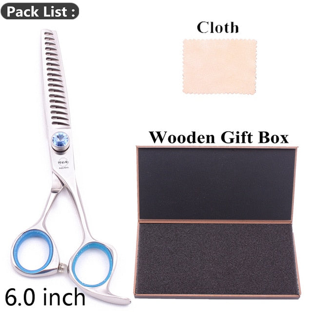 5.5" AQIABI Hairdressing Scissors Hair Professional Thinning Shears Set Hair Cutting Scissors Barber Scissors 440C Japan A1029 - HAB