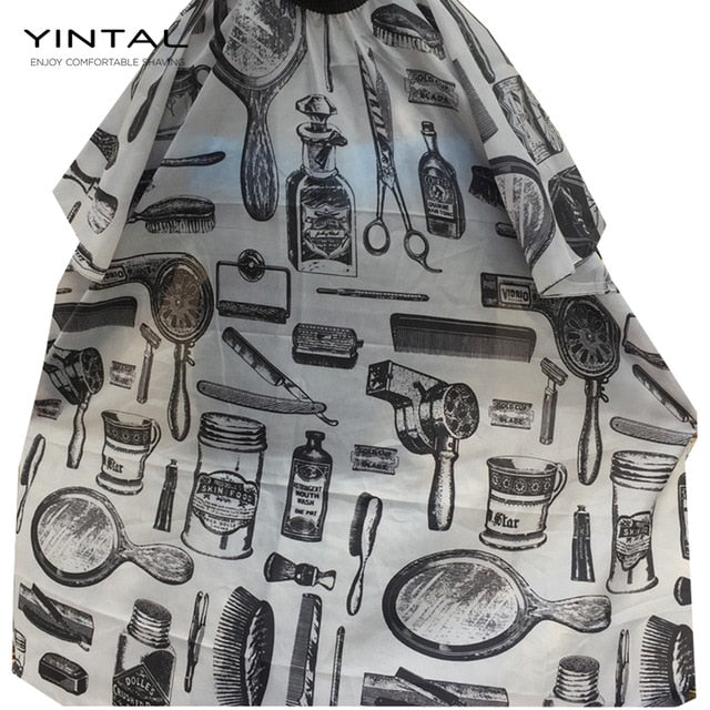 140*115cm Cutting Hair Waterproof Cloth Salon Barber Cape Hairdressing Hairdresser Apron Haircut Capes - HAB