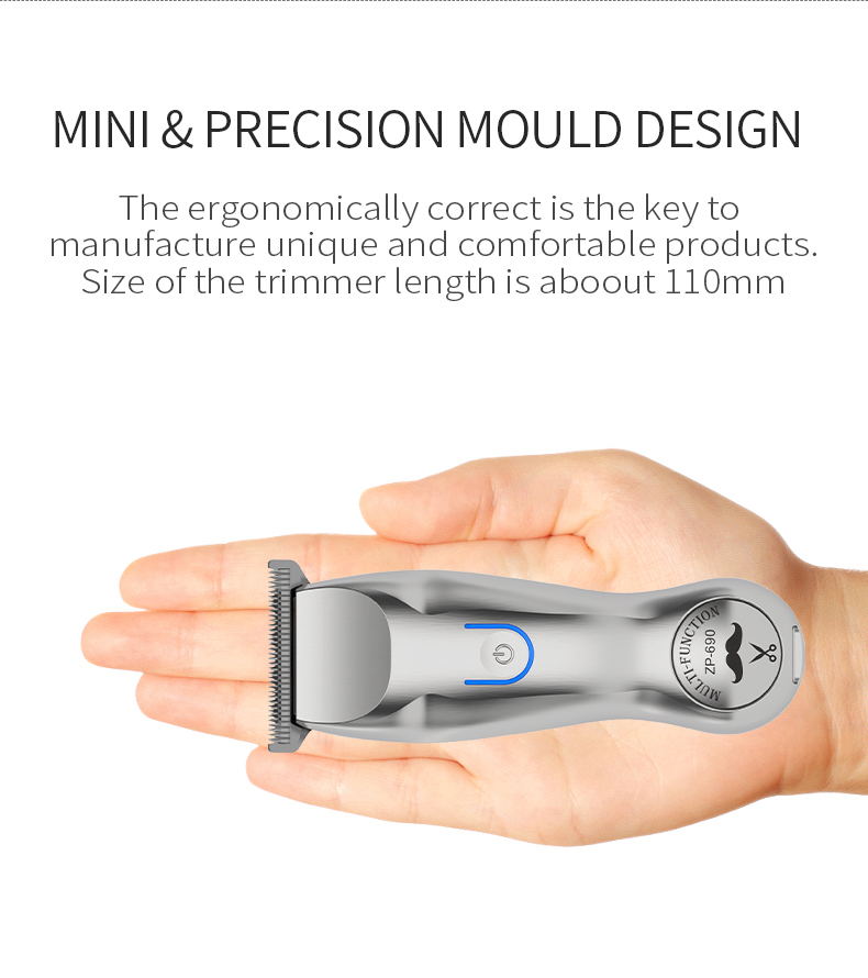 Professional Barber Hair Clipper Men’s Cordless Balding Hair Trimmer Rechargeable Mini Hair Cutting Machine Beard Trimmer - HAB