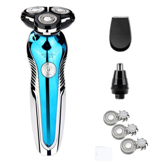 New Electric Shaver Washable Rechargeable Electric Razor Shaving Machine for Men Beard Trimmer Wet-Dry Dual Use - HAB