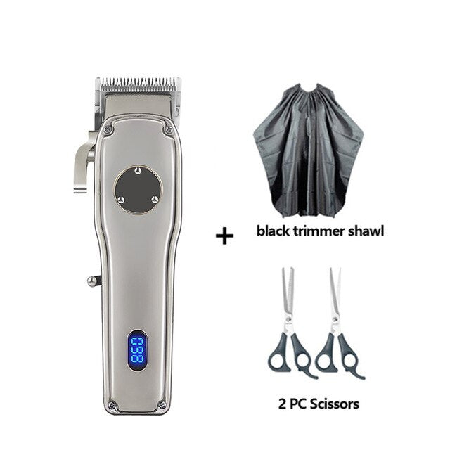 PULIS Electric Hair Trimmer Professional Barber Shop Rechargeable Hair Clipper Beard Trimmer Haircut Shaving Machine - HAB