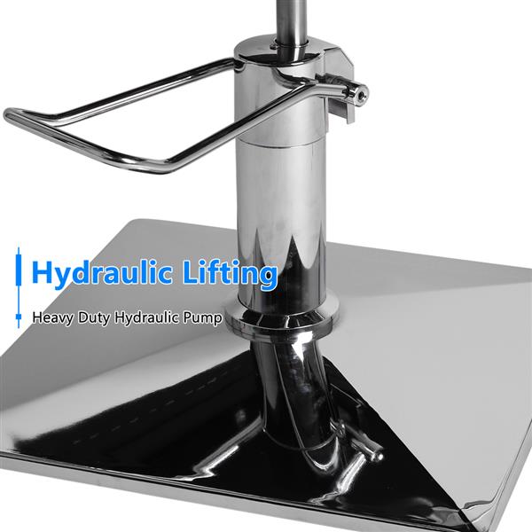 Hair Beauty Equipment Hydraulic Barber Chair Modern Black Styling Salon Haircut Heavy-duty pump Can be rotating lifting put down - HAB